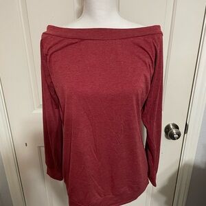 Chic Off-Shoulder Rust colored Top